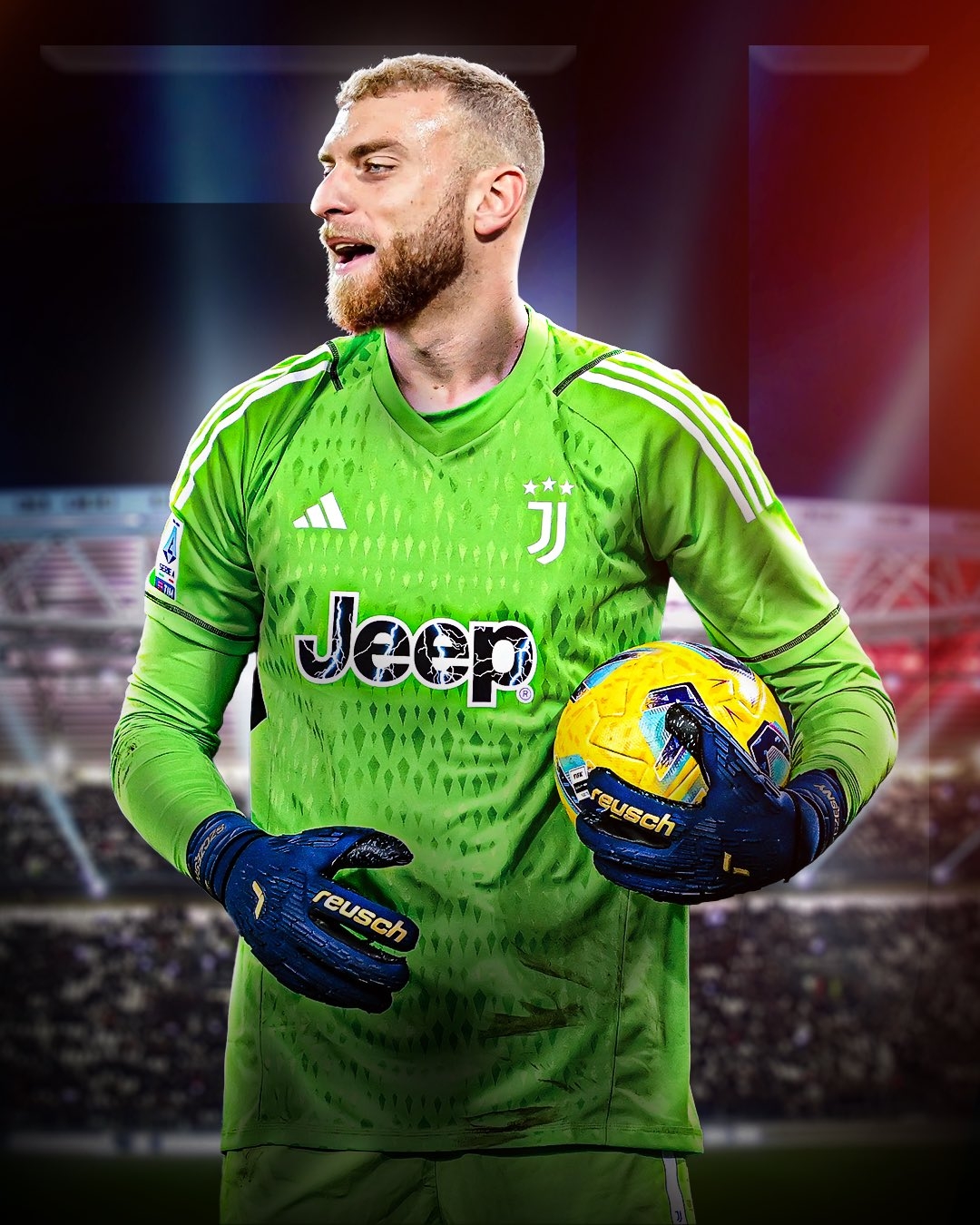 尤文图斯门将表现神勇，多次扑出关键球